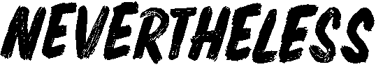 nevertheless logo black