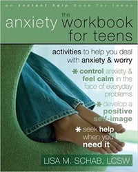 book anxiety workbook for teens